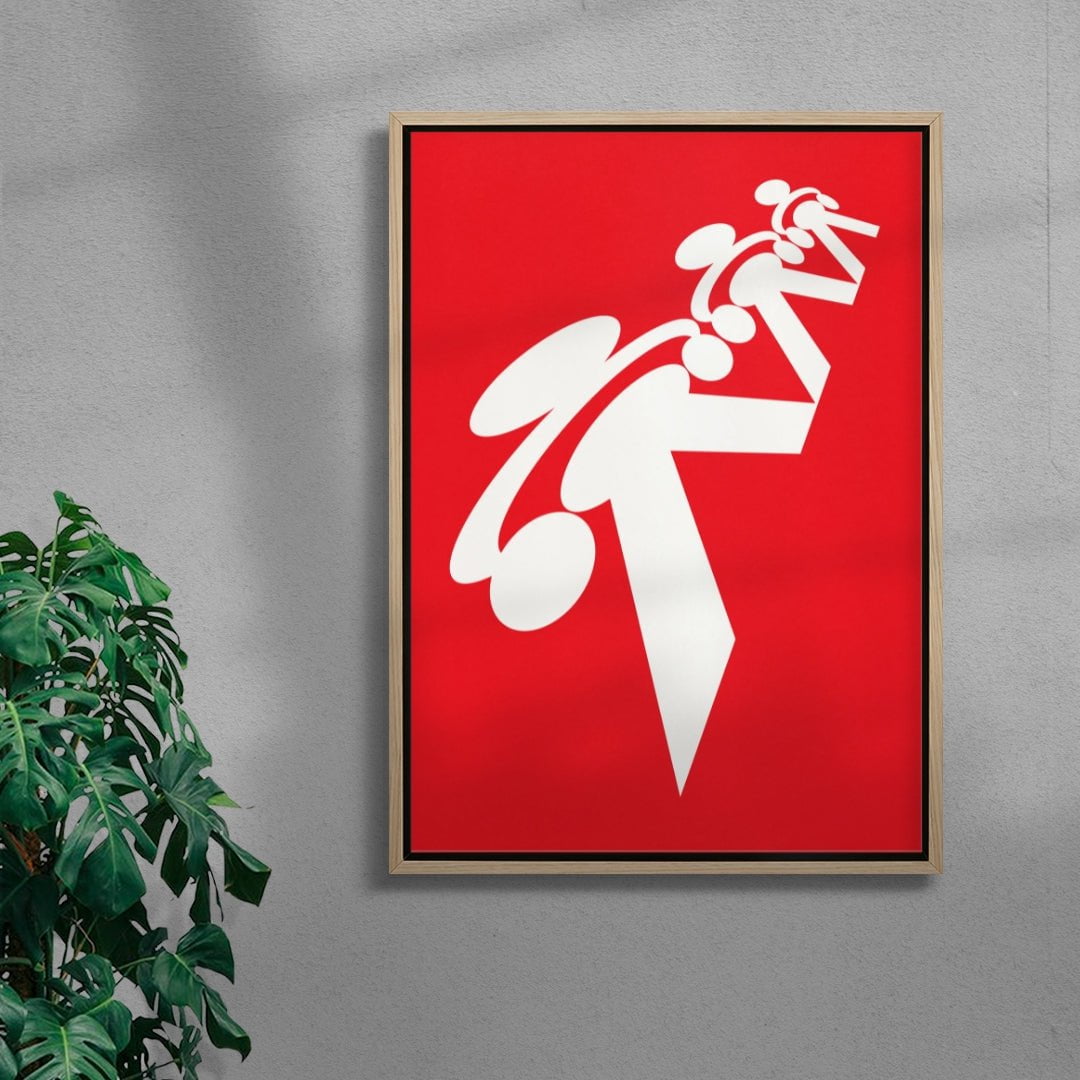 Big Boyz contemporary wall art print by Edan Strachan - sold by DROOL