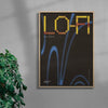 Lo-fi contemporary wall art print by Henry M. - sold by DROOL