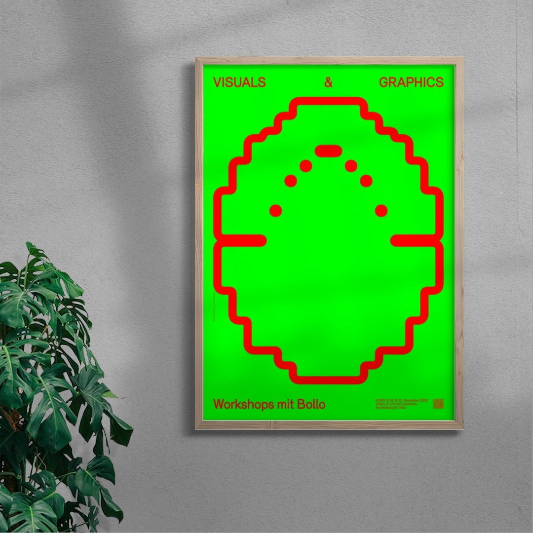 Visuals & Graphics contemporary wall art print by Bollo - sold by DROOL