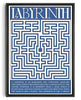 Bild in Galerie-Viewer laden, Labyrinth contemporary wall art print by Utsav Verma - sold by DROOL