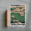 Yoshino Mountain - UNFRAMED contemporary wall art print by George Kempster - sold by DROOL