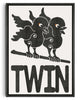 Load image into Gallery viewer, Twins contemporary wall art print by Alexander Khabbazi - sold by DROOL