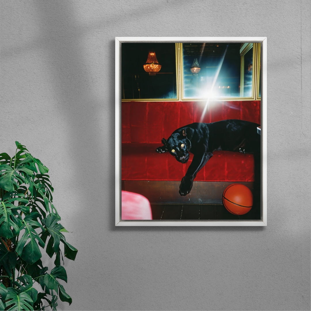 ALL IN. contemporary wall art print by Ces XC - sold by DROOL