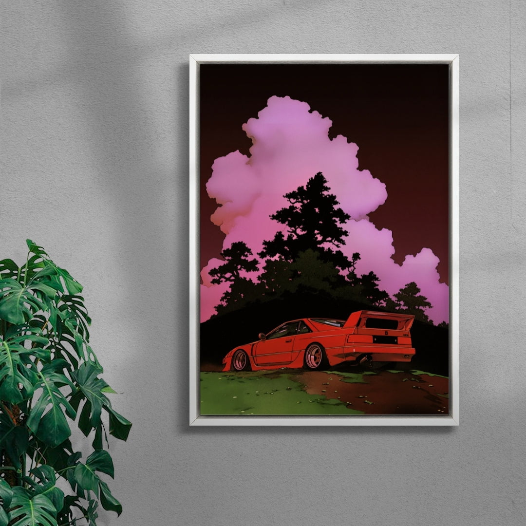 Zero Shift contemporary wall art print by dolorsilentium - sold by DROOL