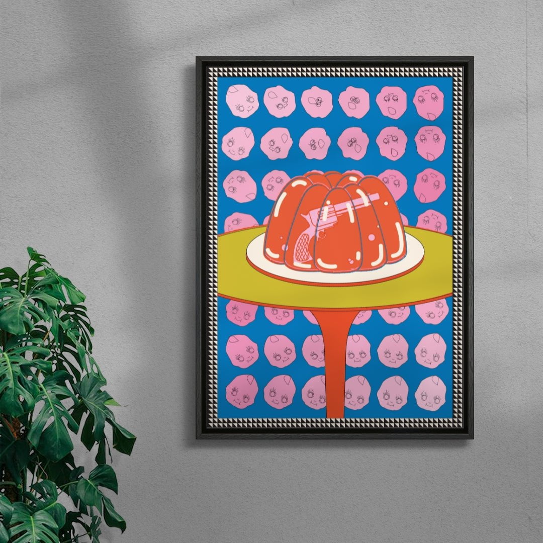 Jello Shots contemporary wall art print by Renee Kao - sold by DROOL
