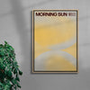 Morning Sun contemporary wall art print by Henry M. - sold by DROOL