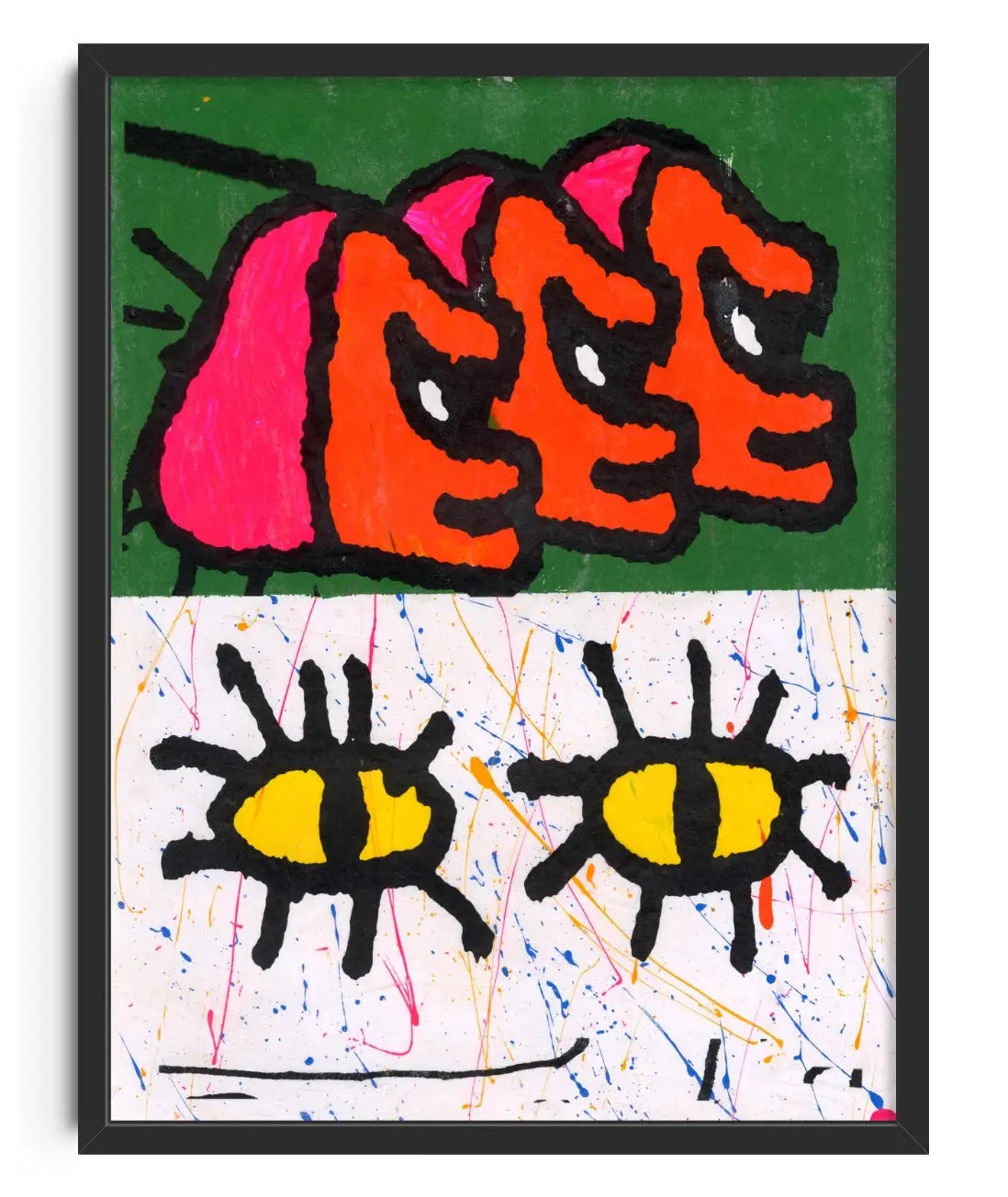 These Eyes contemporary art print by Patrick Kyle - sold by DROOL