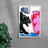 Bound contemporary wall art print by Caitlin Flood-Molyneux - sold by DROOL