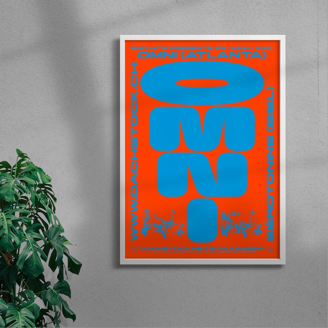 OMNI contemporary wall art print by Bollo - sold by DROOL