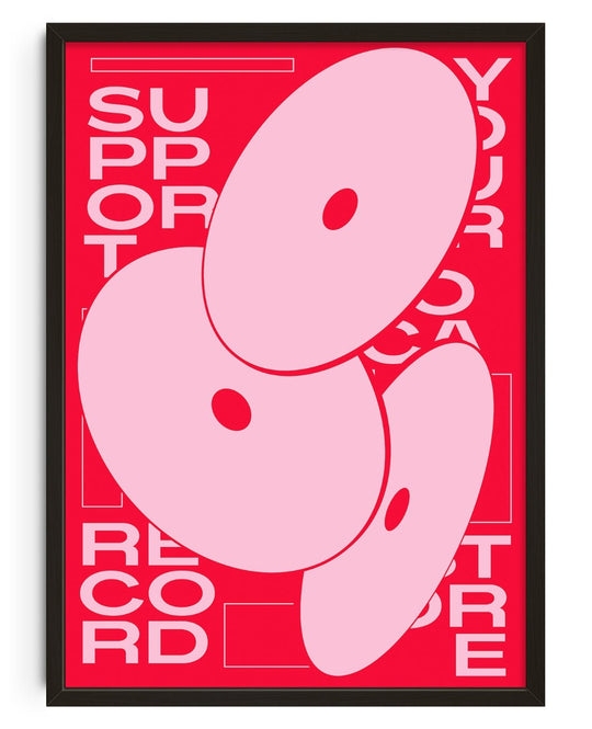 Apoye a su tienda de discos local