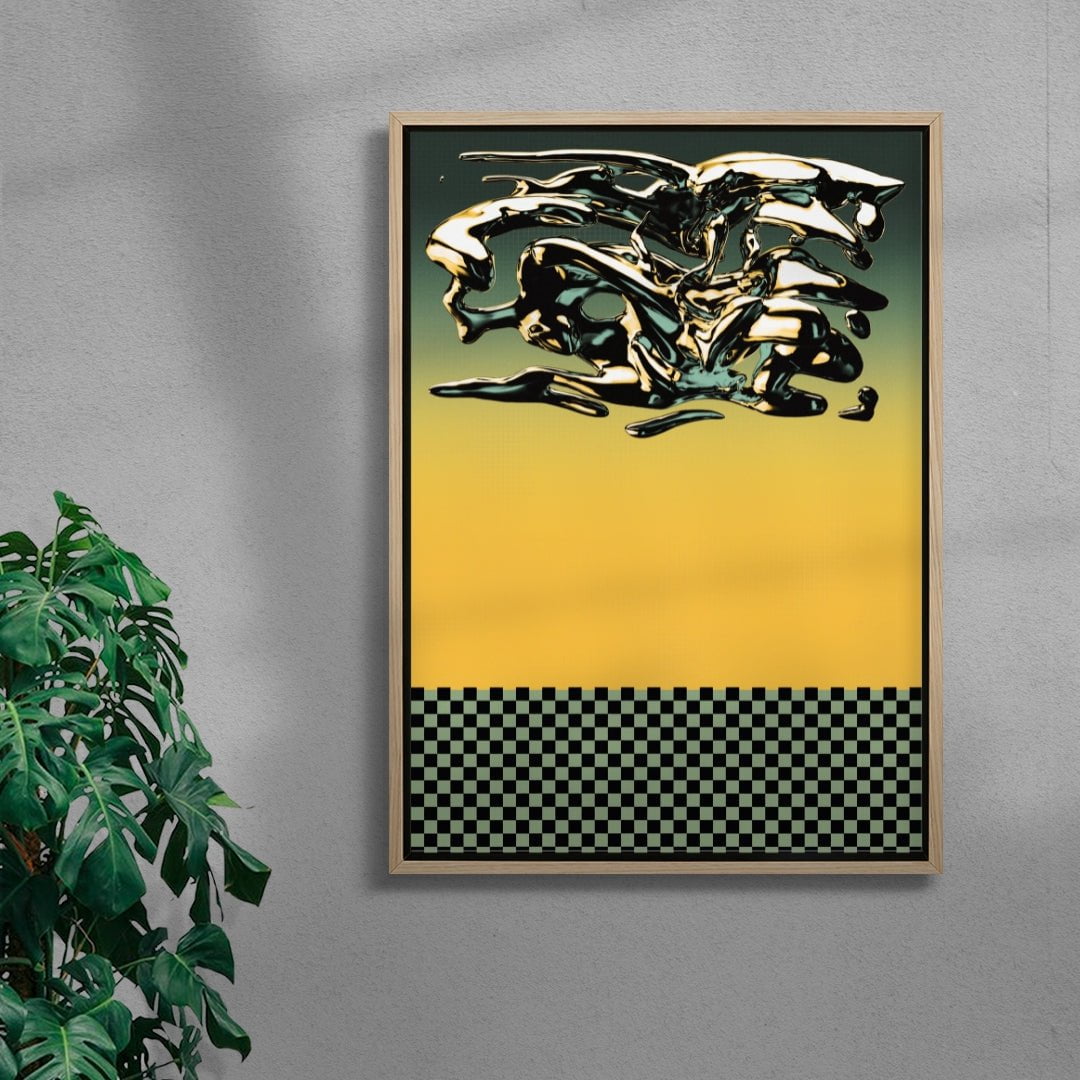 Virtual Dream 2/3 contemporary wall art print by Tristan Miller - sold by DROOL