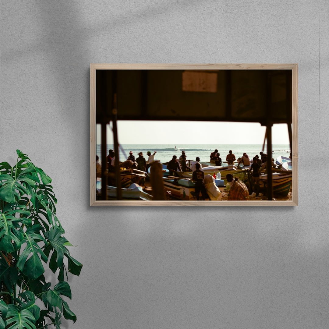 12x18" (30x45cm) Arugam Bay contemporary wall art print by la_malinde - sold by DROOL
