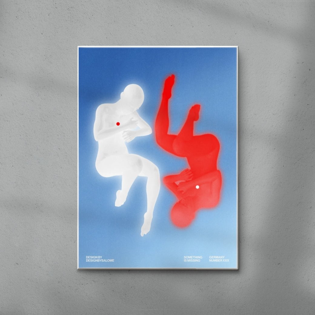 Something is missing contemporary wall art print by Salome Frenzel - sold by DROOL