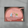 Brain Scan contemporary wall art print by June Gutman - sold by DROOL