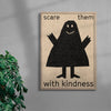 Kindness contemporary wall art print by David Schmitt - sold by DROOL