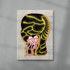 Love in Boxing Gloves contemporary wall art print by LINWENXIN - sold by DROOL