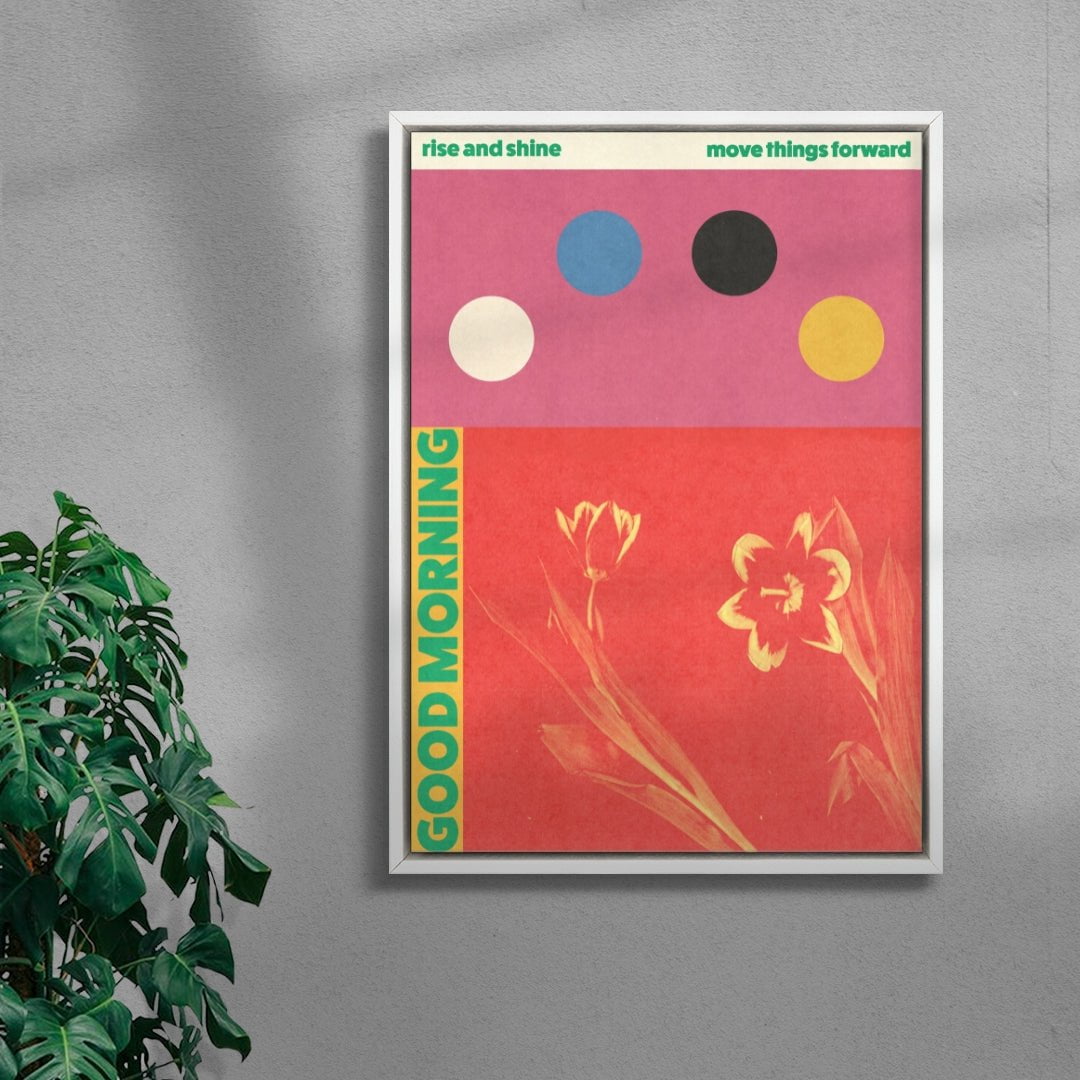 Move Things Forward contemporary wall art print by Imo Sinclair - sold by DROOL