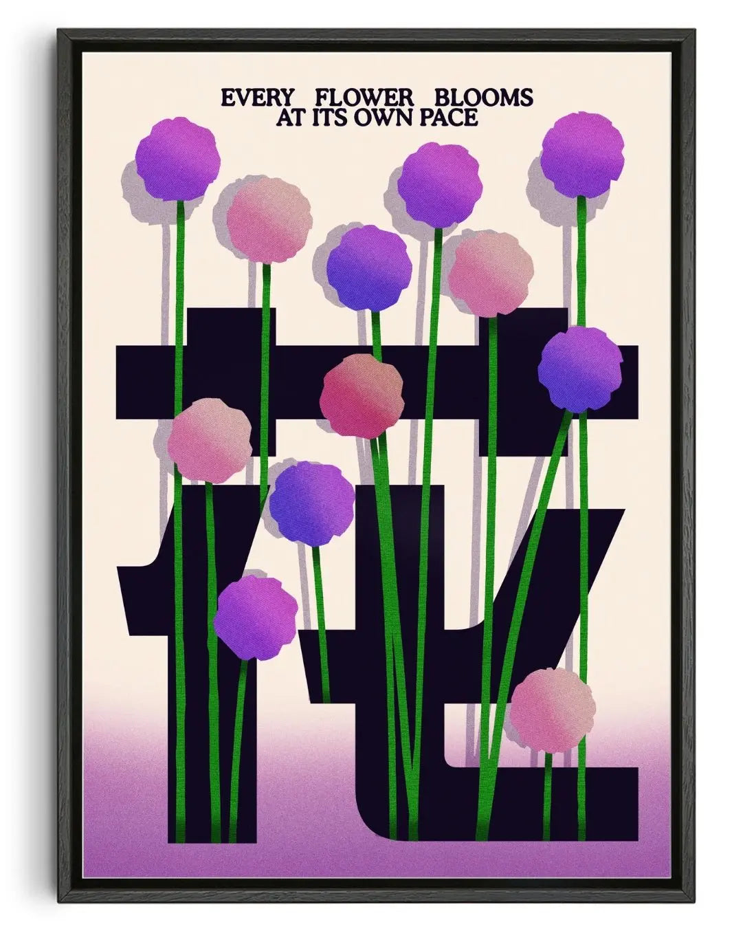 Bloom contemporary wall art print by Othman Zougam - sold by DROOL