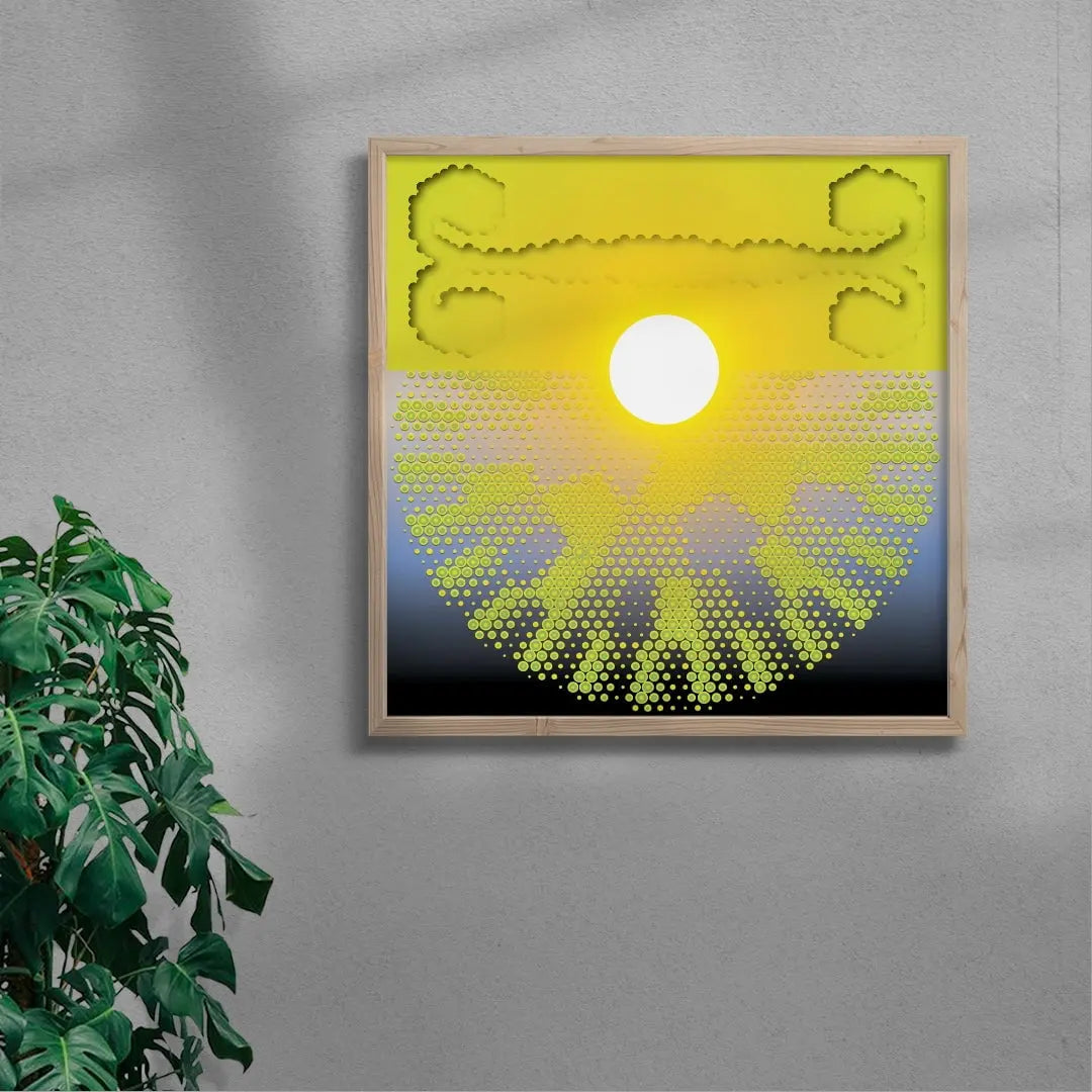 Sacral contemporary wall art print by Klara Troost - sold by DROOL