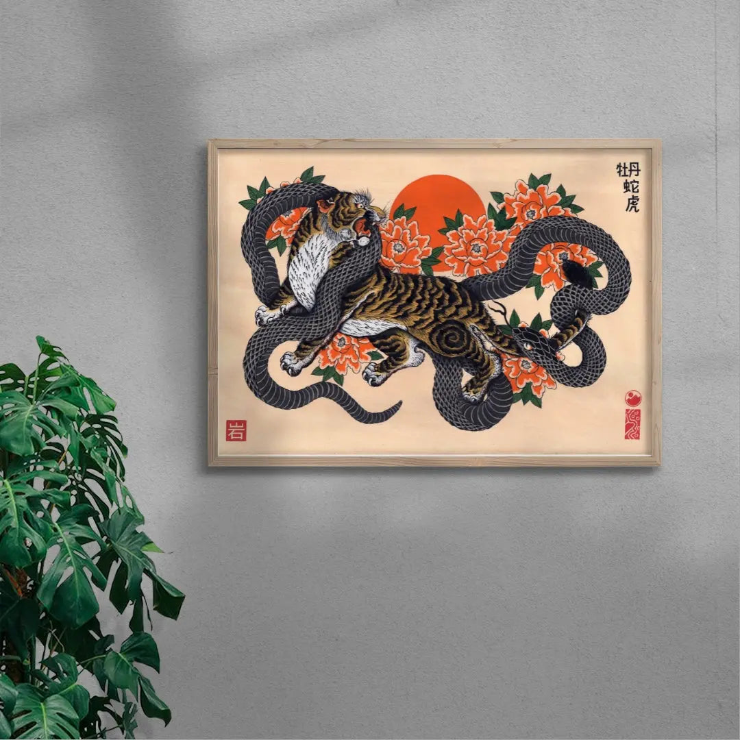 The Tiger, The Serpent & The Peonies