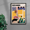 Paper Garden III contemporary wall art print by Stell Paper - sold by DROOL