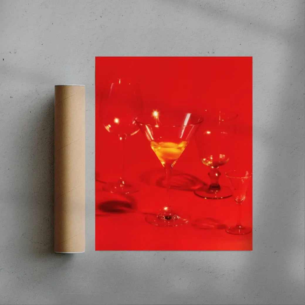 Egg Cocktail contemporary wall art print by Ilka & Franz - sold by DROOL