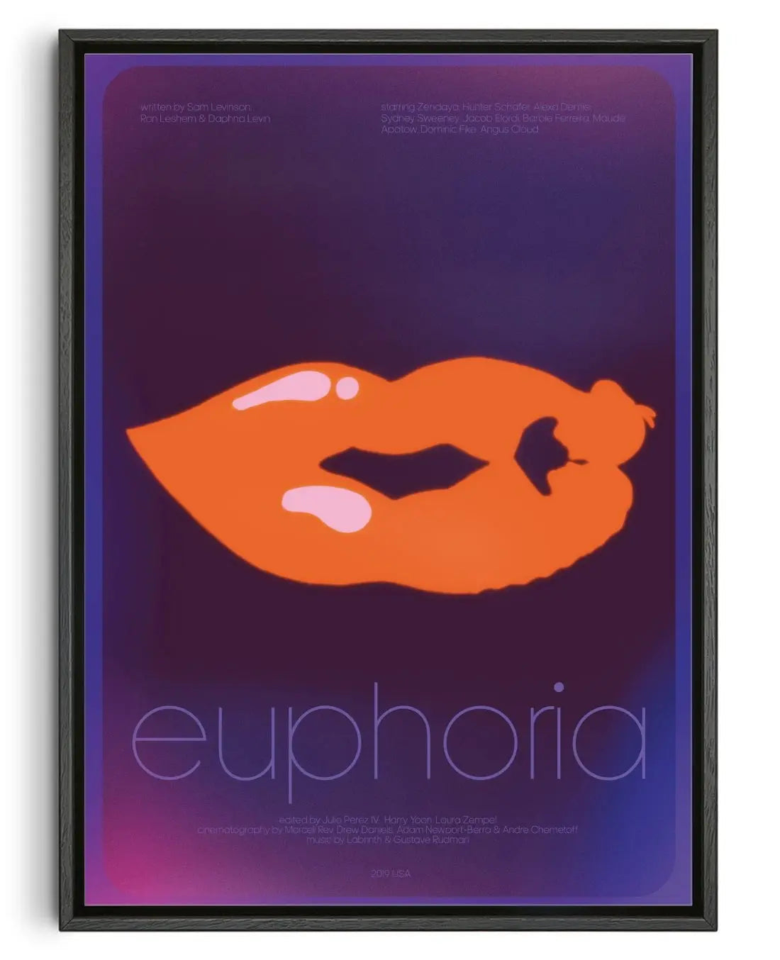 Euphoria contemporary wall art print by Justyna Frąckiewicz - sold by DROOL