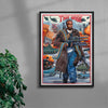 The Wire contemporary wall art print by Deadly Prey - sold by DROOL