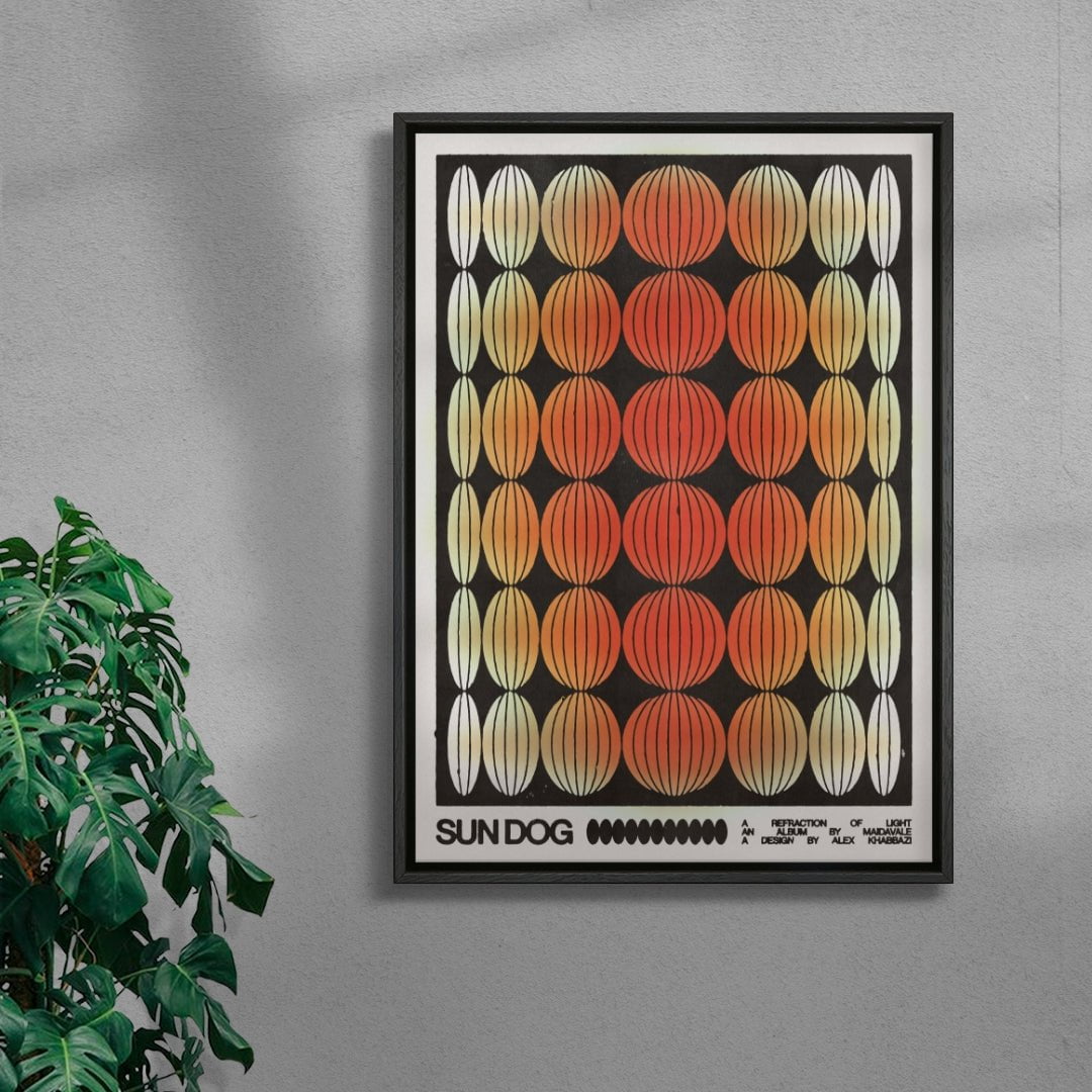 Sundog contemporary wall art print by Alexander Khabbazi - sold by DROOL