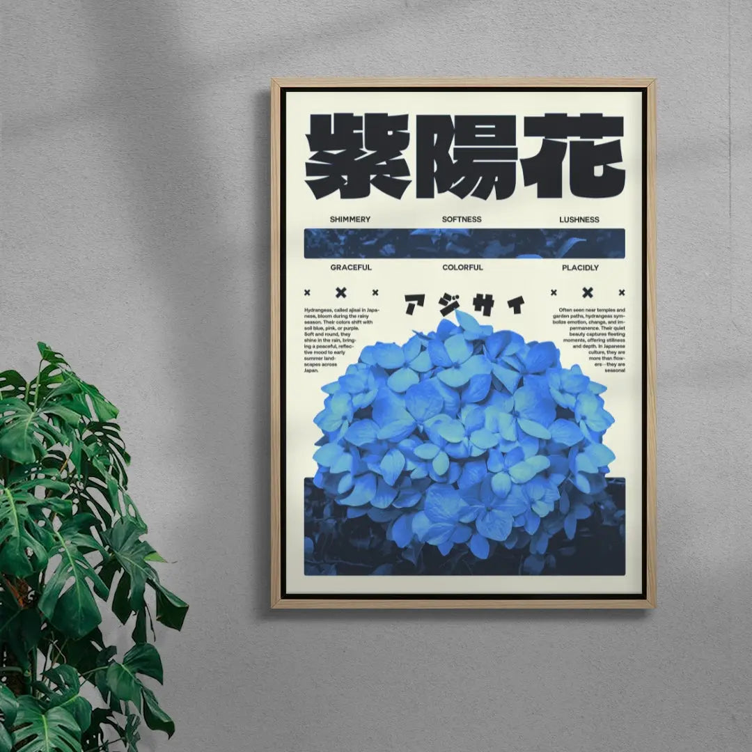 Hydrangea Poster