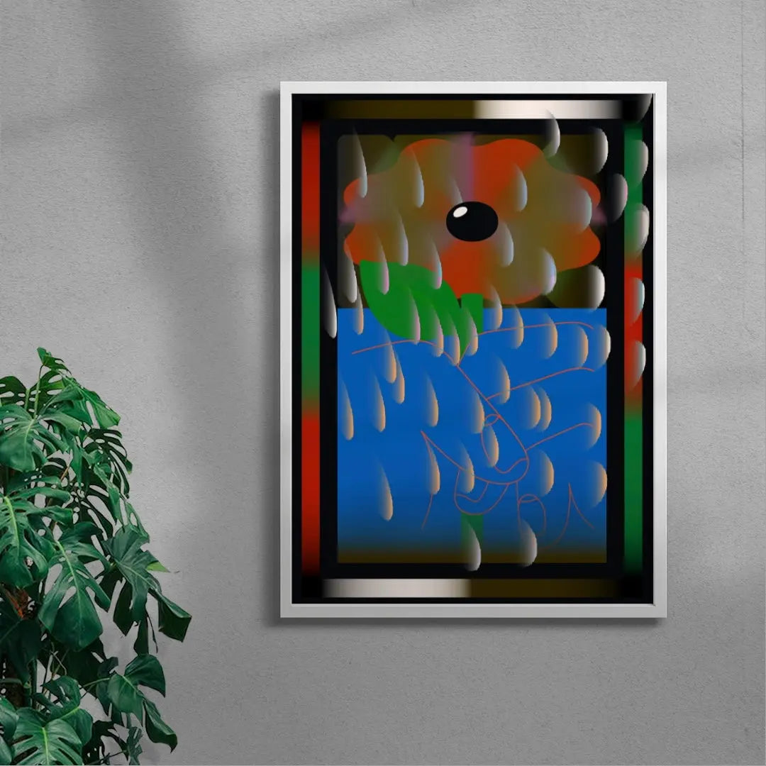 FLOWER HAND contemporary wall art print by Thomas Hedger - sold by DROOL