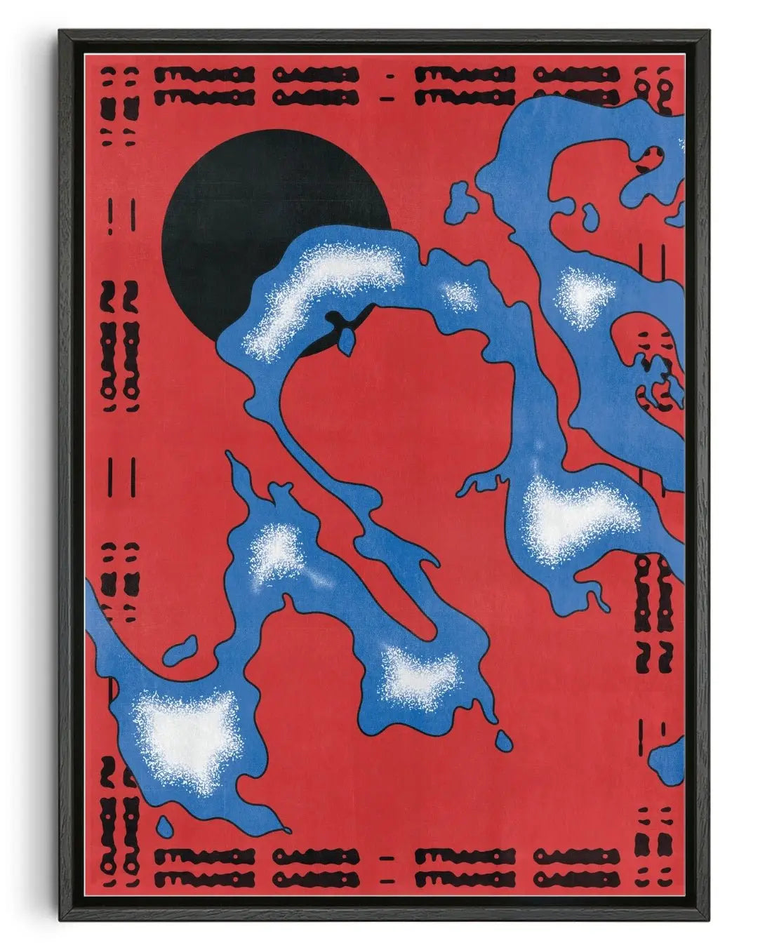 Strange Gasses contemporary wall art print by Alexander Khabbazi - sold by DROOL