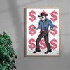 Hands Up contemporary wall art print by Caitlin Flood-Molyneux - sold by DROOL