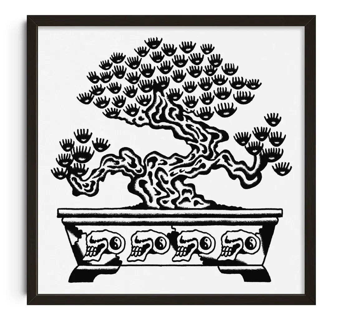 台西海園-盆景   Conchpark — Bonsai contemporary art print by Lanceleee - sold by DROOL