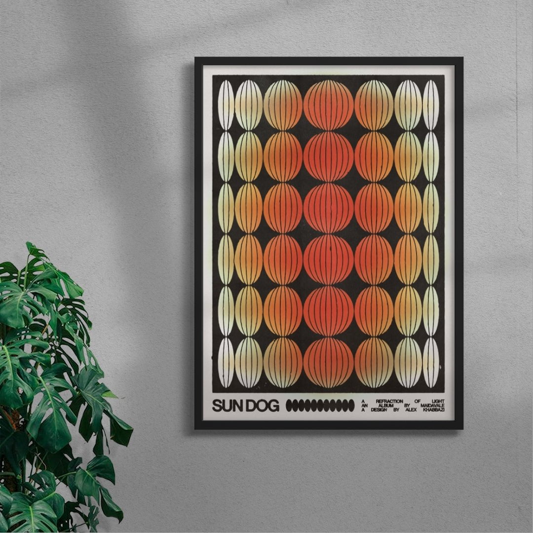 Sundog contemporary wall art print by Alexander Khabbazi - sold by DROOL