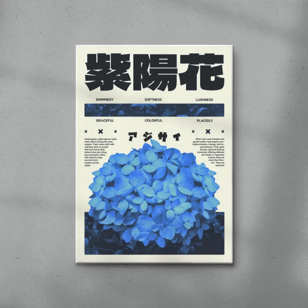 Hydrangea Poster