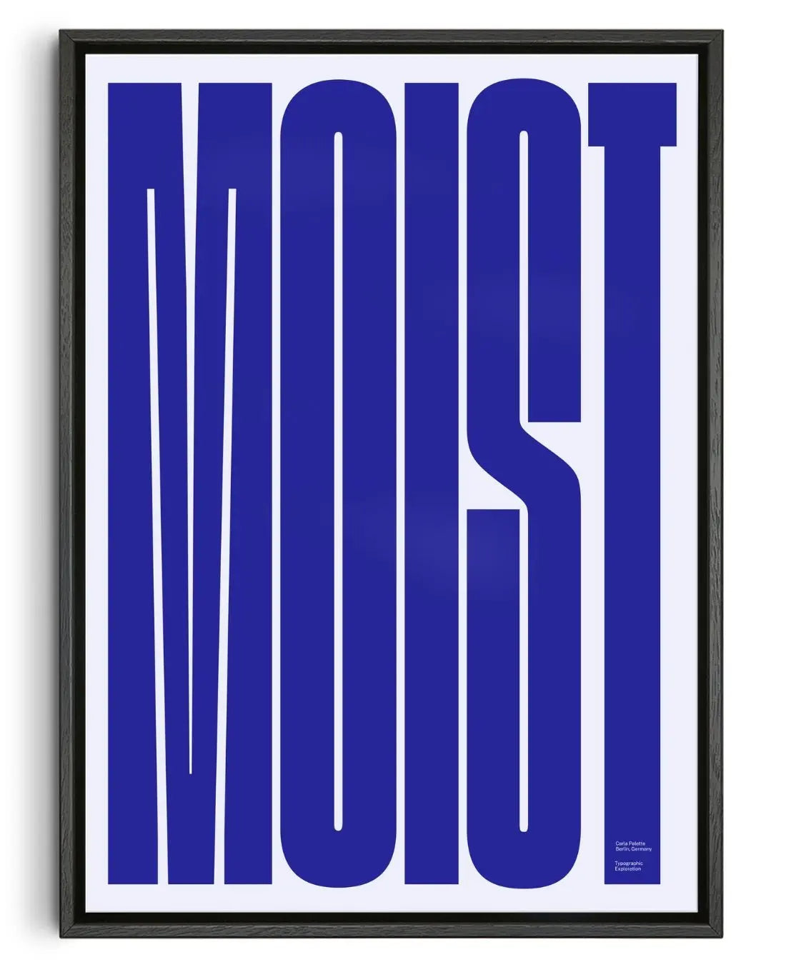 MOIST contemporary wall art print by Carla Palette - sold by DROOL