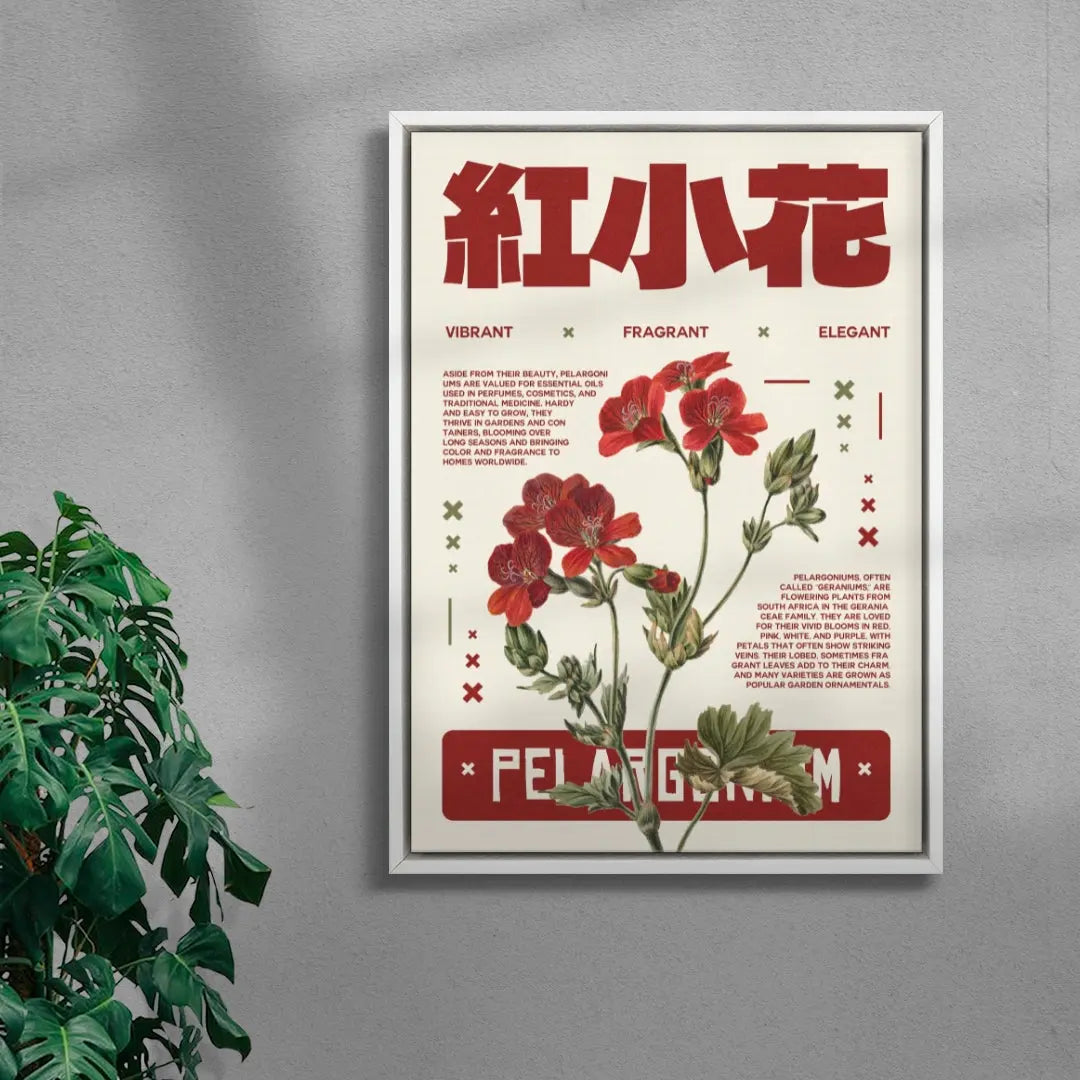 Pelargonium poster