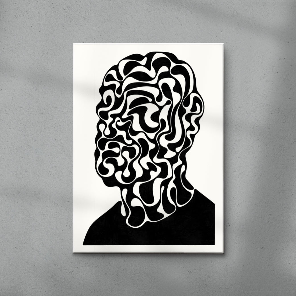 Timespender contemporary wall art print by Henrik Delehag - sold by DROOL