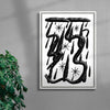Thunder and Rain contemporary wall art print by Célestin Krier - sold by DROOL