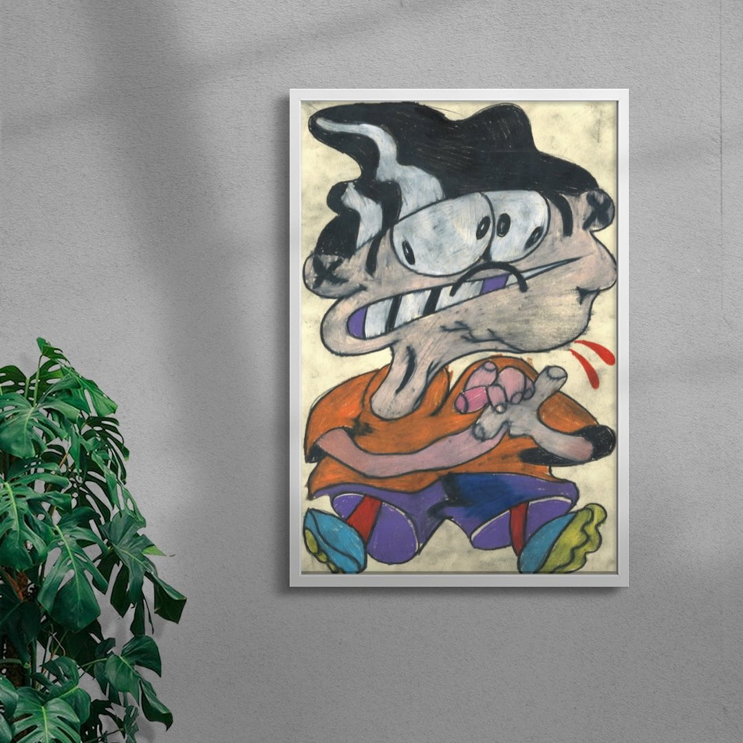 Eddy contemporary wall art print by Austin Ansbro - sold by DROOL