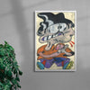 Eddy contemporary wall art print by Austin Ansbro - sold by DROOL