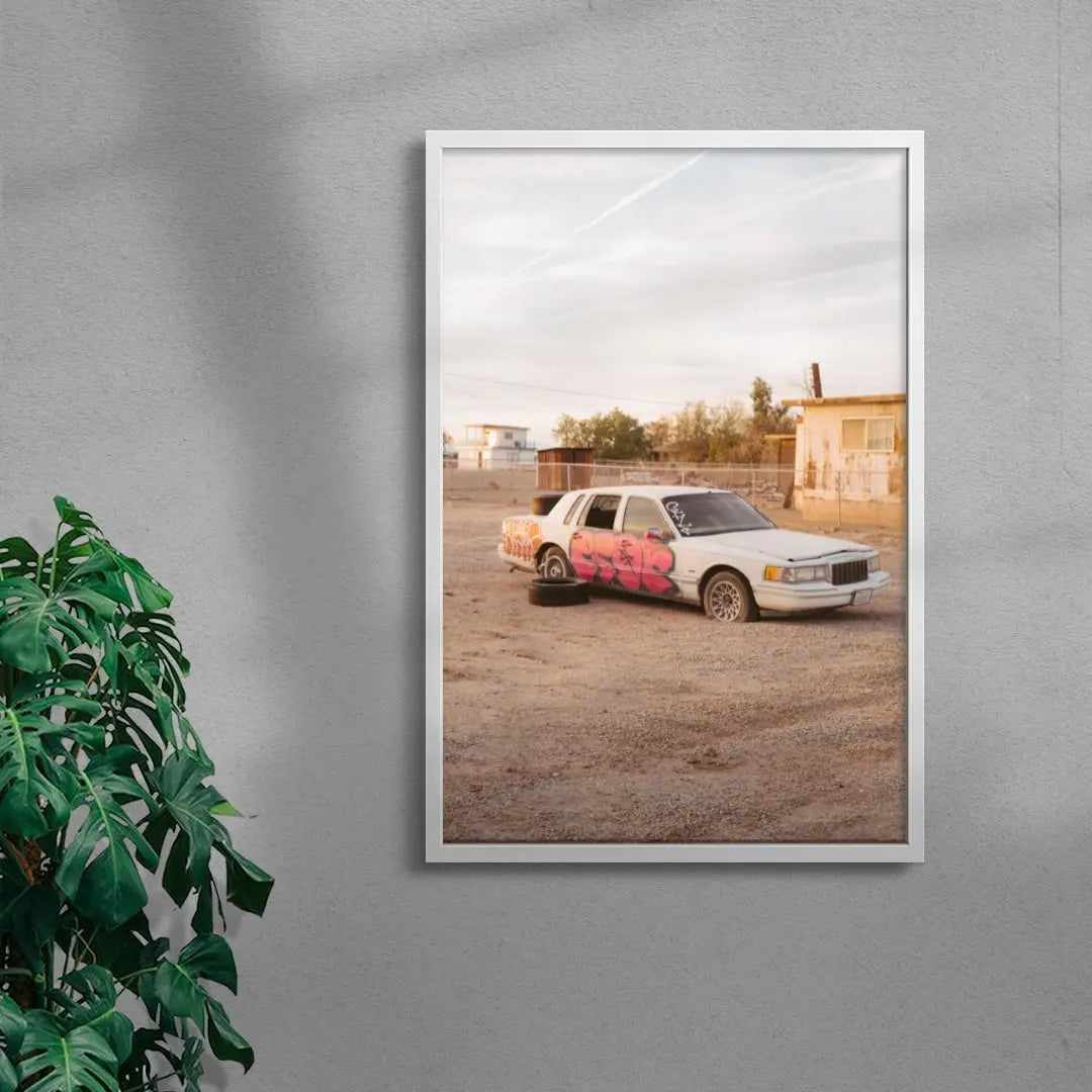 Sedan contemporary wall art print by Steven Clouse - sold by DROOL