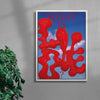 What is Love? contemporary wall art print by Sara Cristina Moser - sold by DROOL