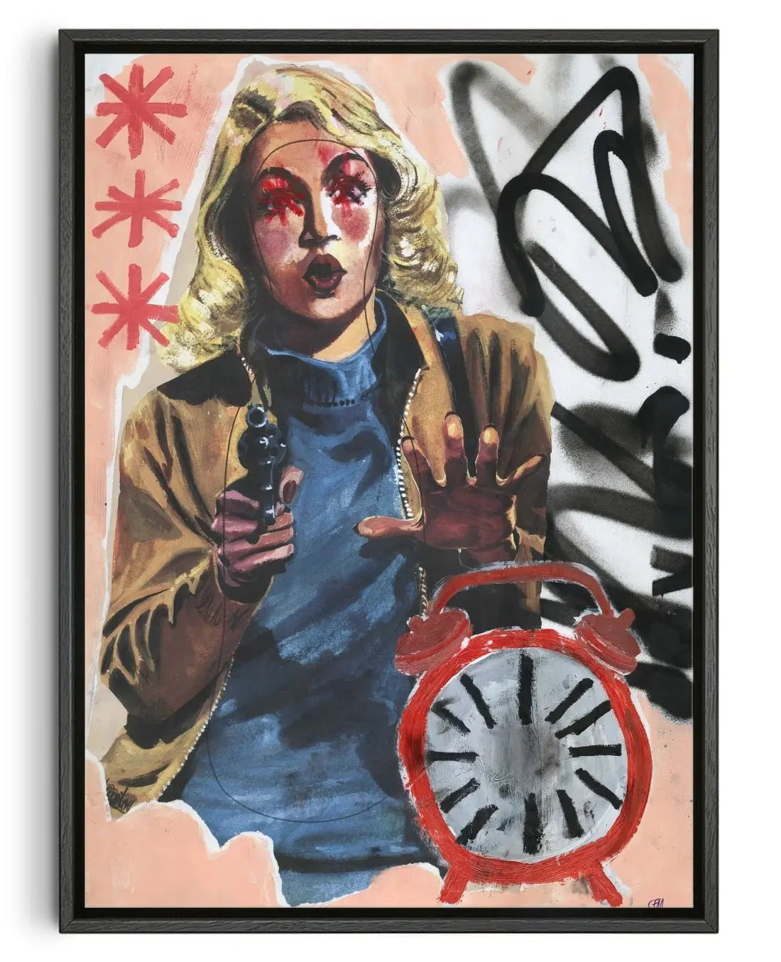 Suspended In Time contemporary wall art print by Caitlin Flood-Molyneux - sold by DROOL