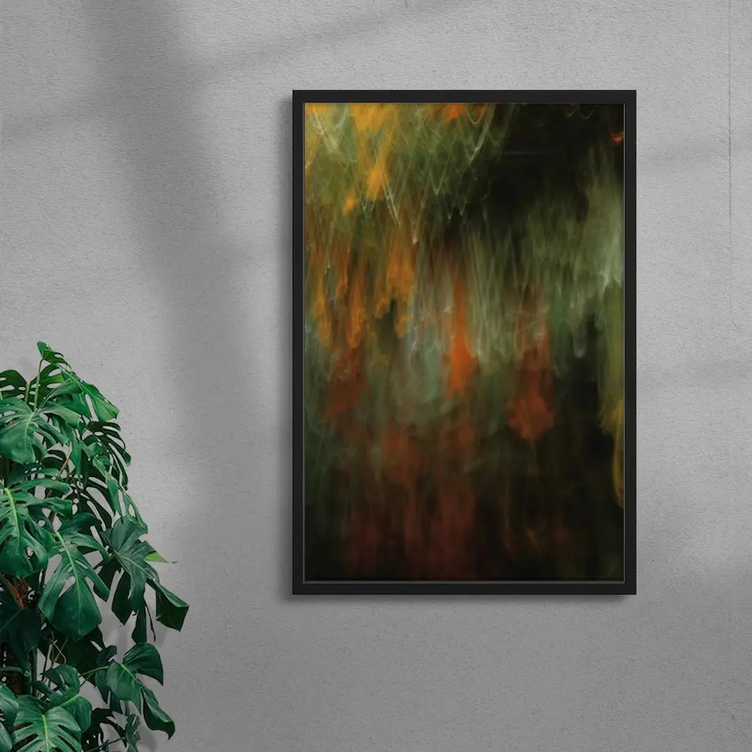 Autumn Echoes contemporary wall art print by OumaïMa Belouali - sold by DROOL
