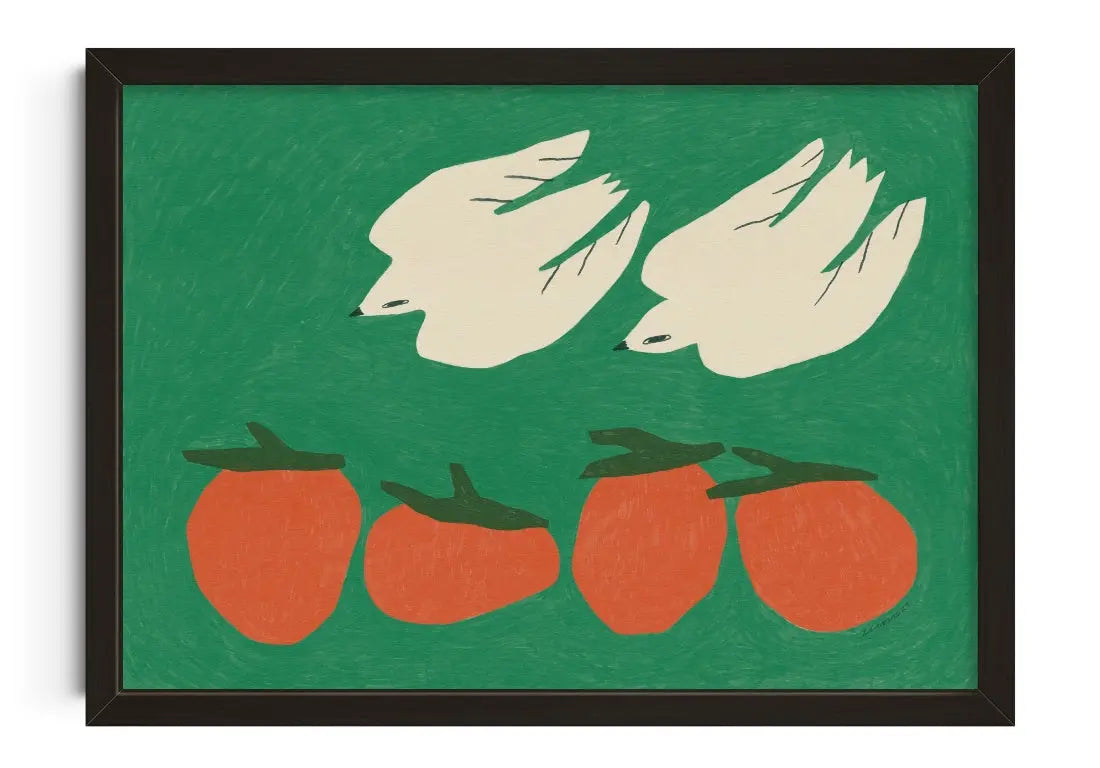 THE GARDENERS contemporary art print by Olivia Leino - sold by DROOL