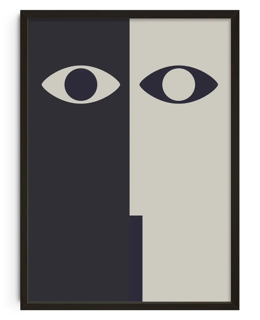 The Face contemporary art print by Linus Lohoff - sold by DROOL