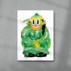 Girl contemporary wall art print by Amelie Goeppel - sold by DROOL