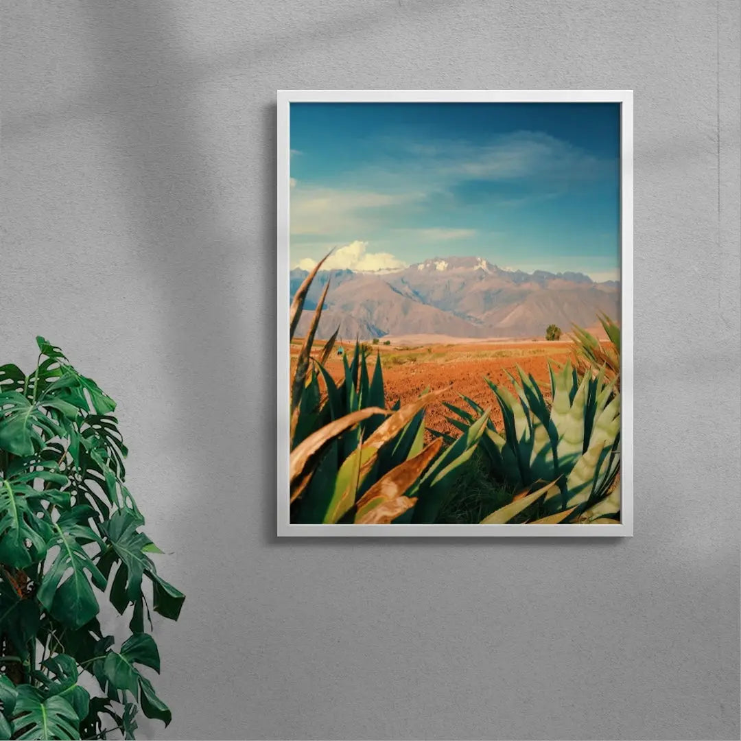 Desert Peak contemporary wall art print by Mandy Sham - sold by DROOL